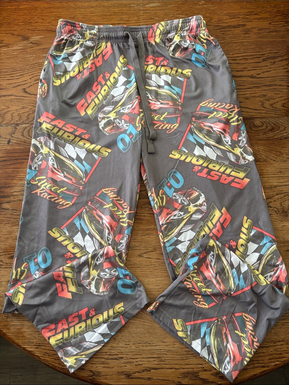 Fast & Furious Gray Graphic Lounge Pants